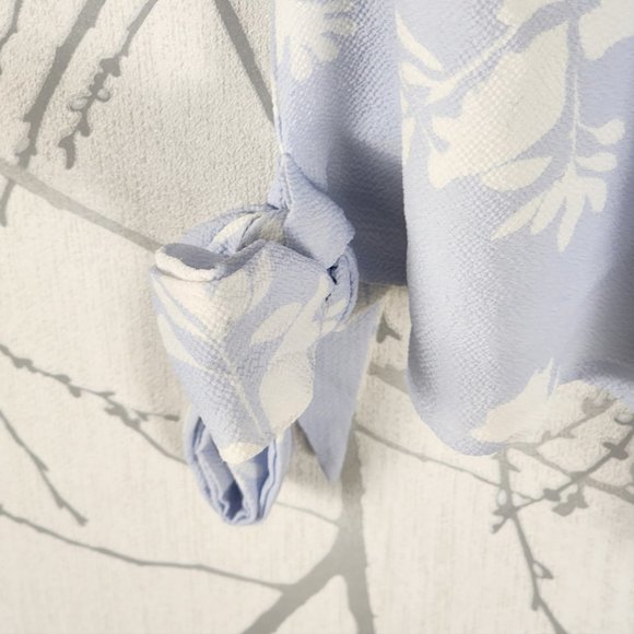 Sabo Skirt Periwinkle Floral Printed Off The Shoulder Romper - Picture 3 of 5